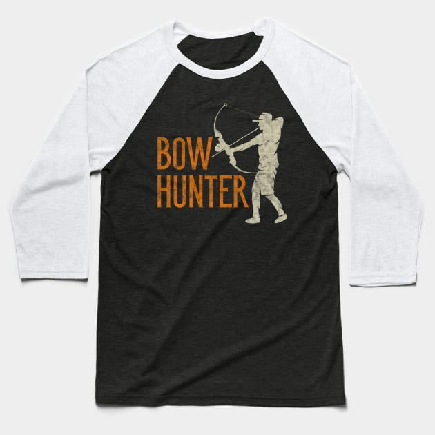 Bow Hunter Archer Bowman Baseball T-Shirt by Foxxy Merch